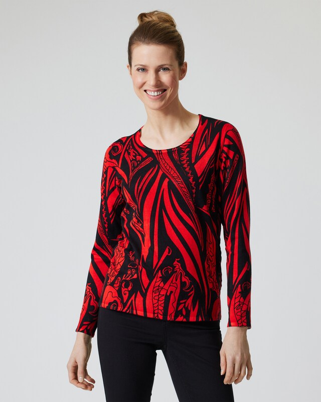 Pullover mit Grafikdruck