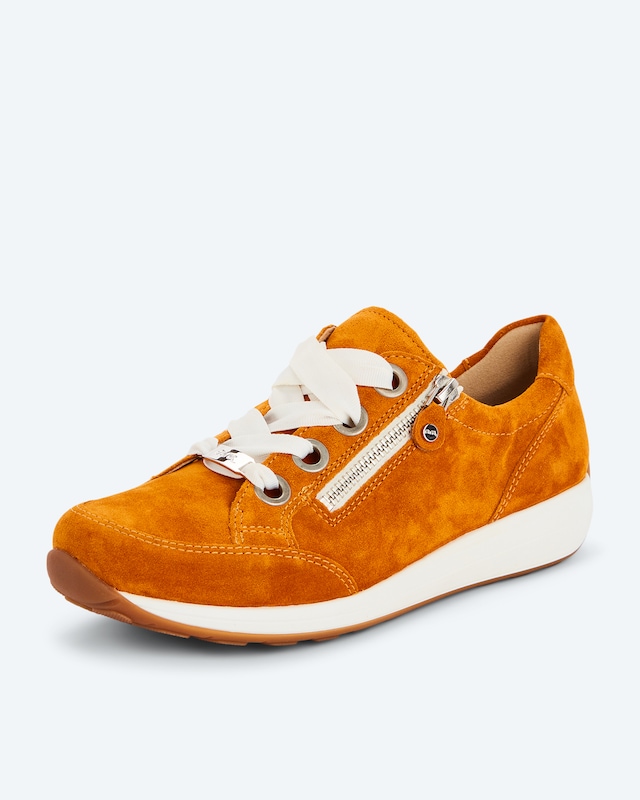 Sneaker mit Schnürung + Reißverschluss