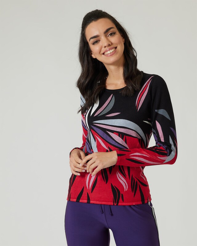 Classic Pullover "Blattgewirr"