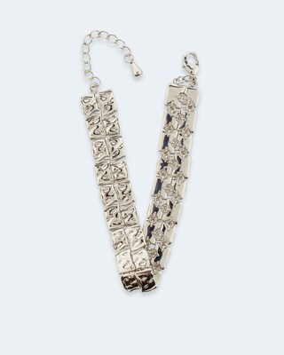 Armband aus beweglichen Plättchen