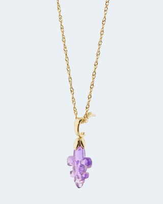 Clipanhänger mit Amethyst
