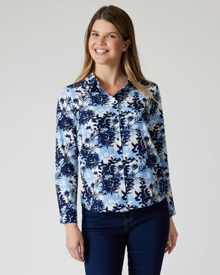 Bluse mit Floral-Print