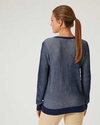 Cardigan im Streifen-Design