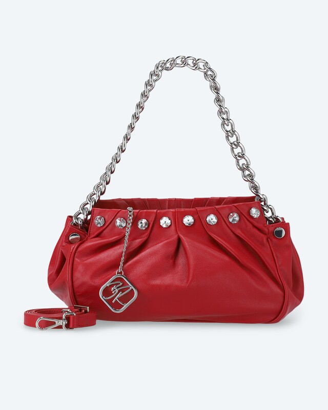 Tasche mit Glassteinen