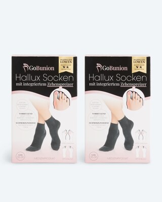 Hallux Socken, Doppelpack