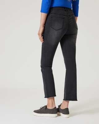 Jeans mit Strassmotiv