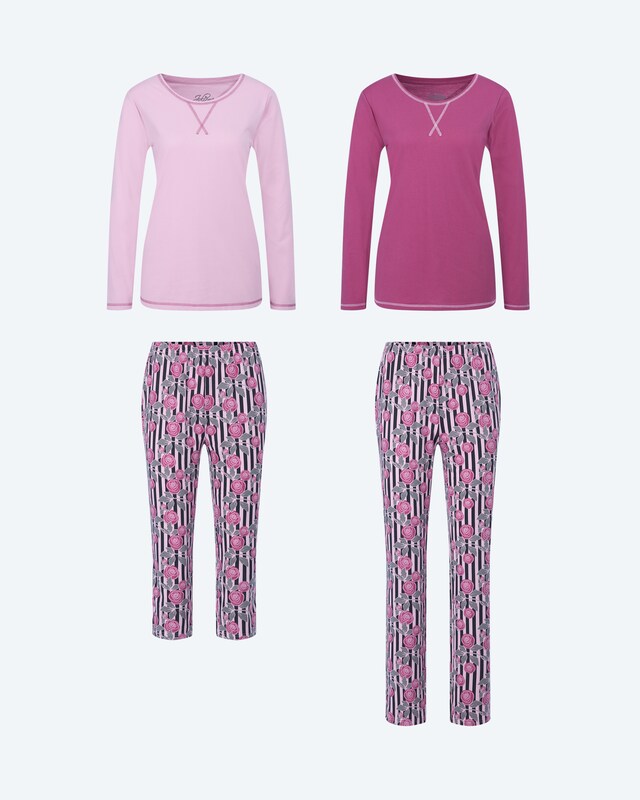 Pyjama im Doppelpack, 4tlg.