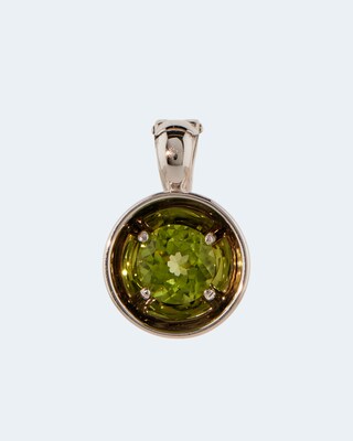 Clipanhänger mit Peridot