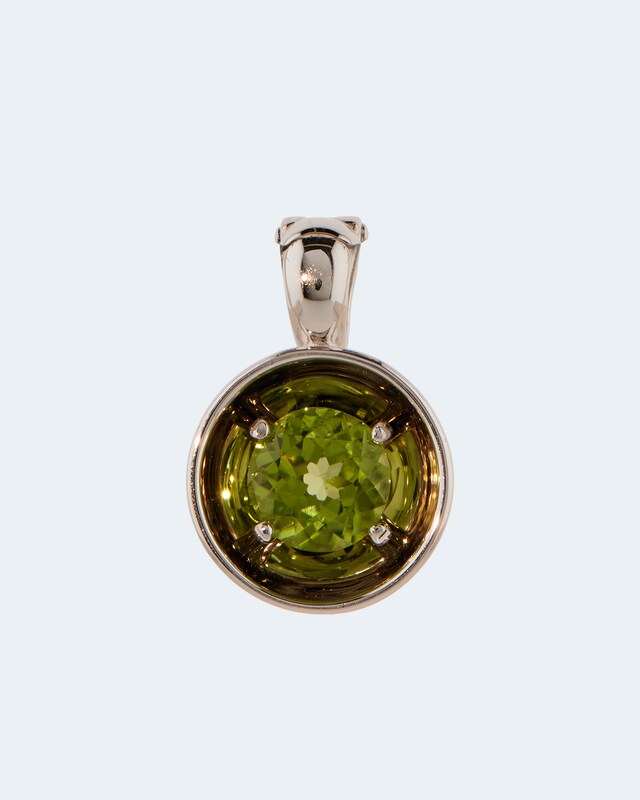 Clipanhänger mit Peridot