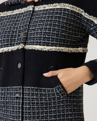 Strickjacke classical Shirt Style