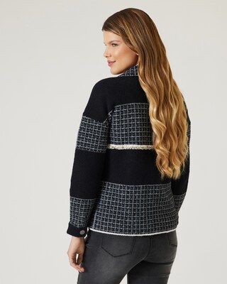 Strickjacke classical Shirt Style