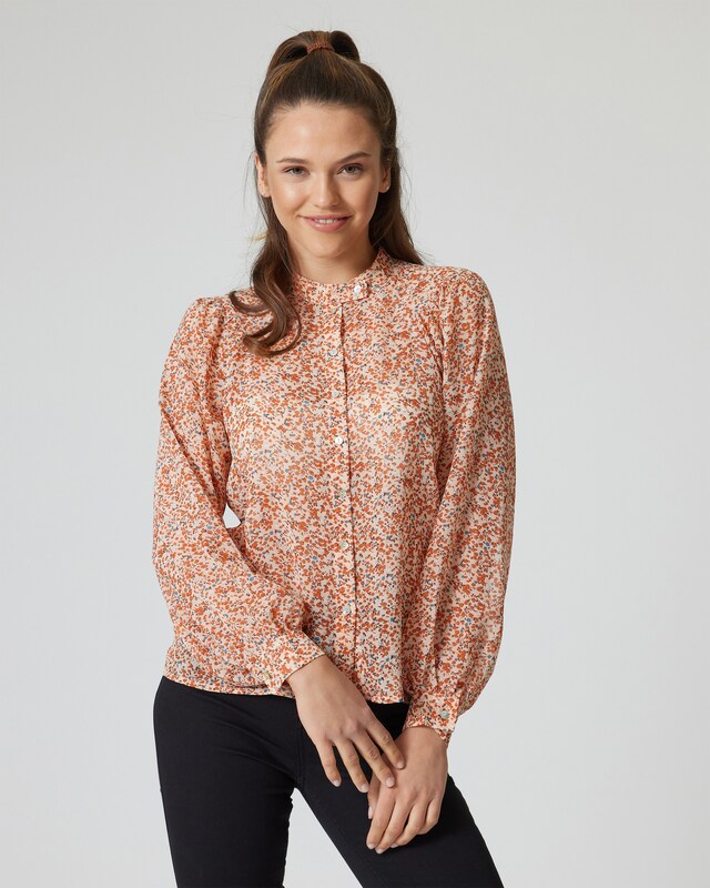 Bluse mit Blumen-Print