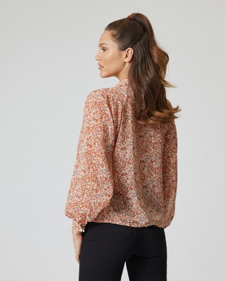 Bluse mit Blumen-Print