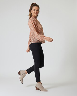 Bluse mit Blumen-Print