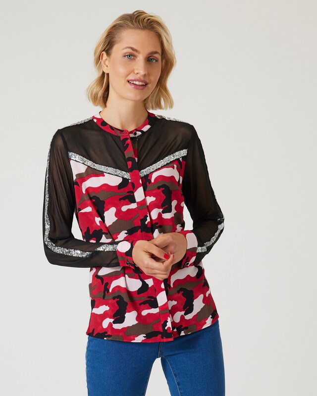 Bluse "Camouflage"