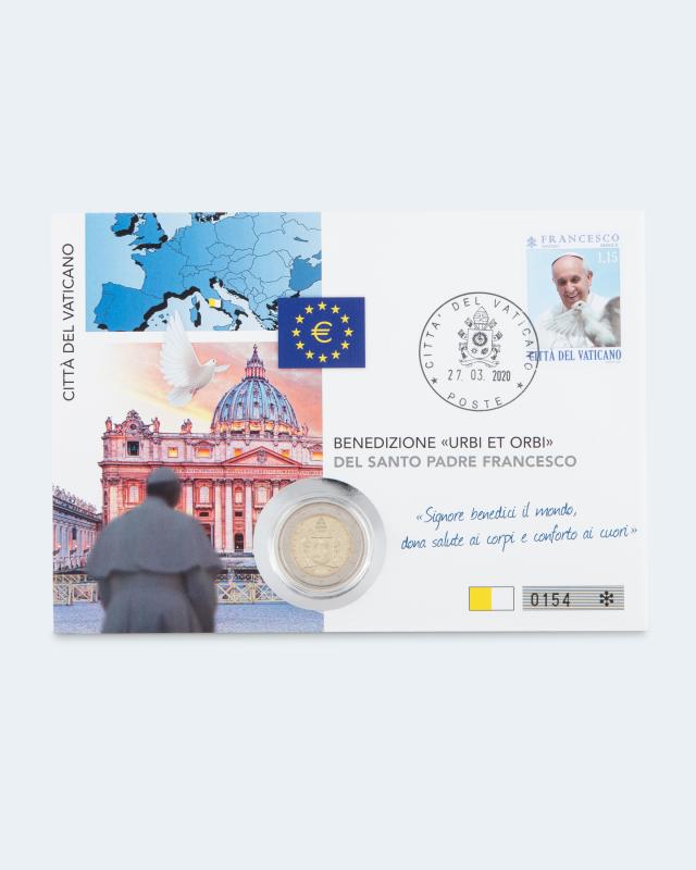 Produktabbildung für 2 € Numisbrief Vatikan "Urbi et Orbi" 2020