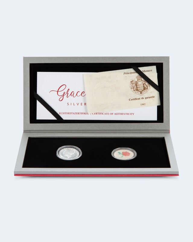 Silber-Münz-Set Grace Kelly, 2tlg.