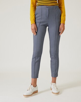 Hose im Jacquard-Design