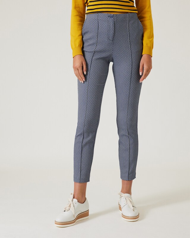 Hose im Jacquard-Design