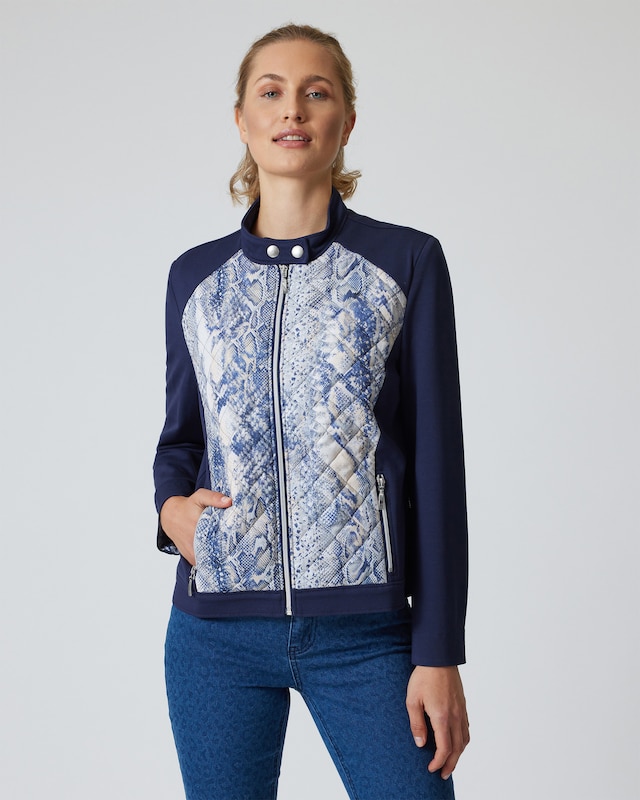 Jacke Material Druck-Mix Snake