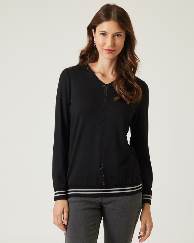 Shirt mit Strass