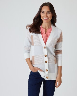Cardigan mit Grafikmuster