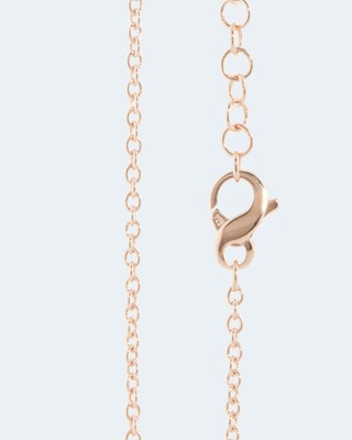 Bicolor-Collier mit Rhodolith