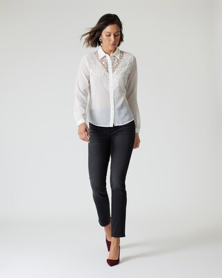 Jeggings mit Zierband