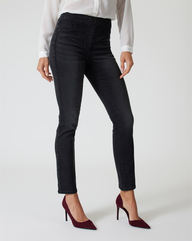 Jeggings mit Zierband