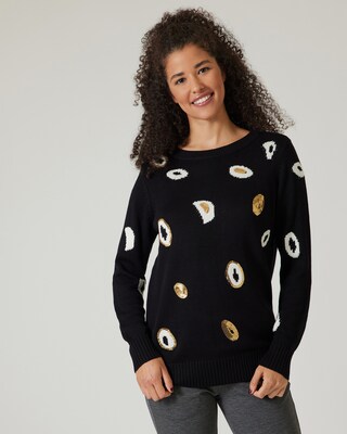 Pullover mit Pailletten