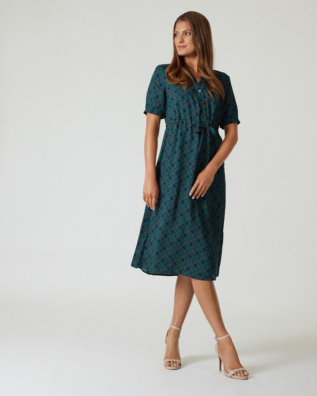 Kleid mit All-over-Druck
