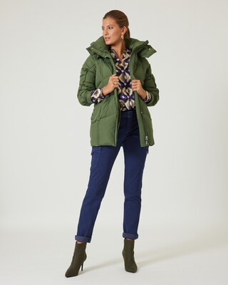 Jacke mit Schalkragenoptik