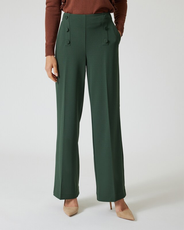 Pontehose mit Bügelfalte
