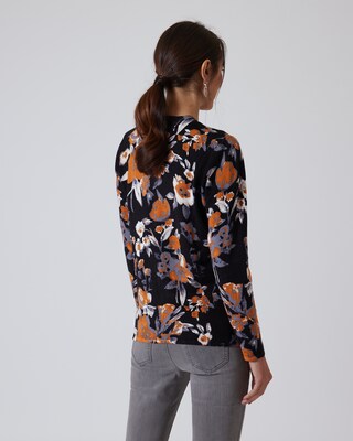 Classic Pullover "Blumenmalerei"