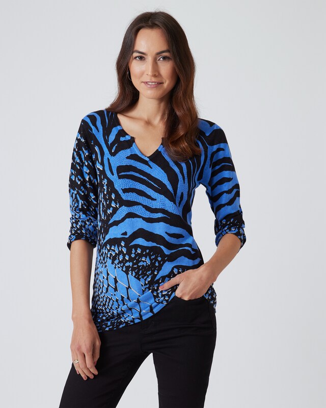 Classic Pullover "Animal-Mix"