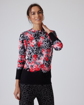 Classic Pullover "Wilder Rosengarten"
