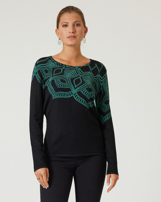 Pullover "Mandalablume"