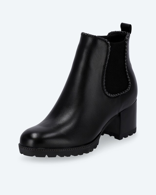 Stiefelette mit Profil-Laufsohle
