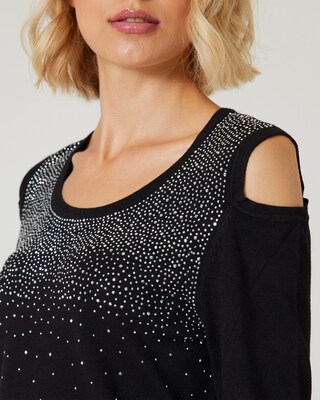 Pullover mit Strassdeko