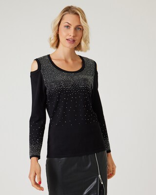 Pullover mit Strassdeko