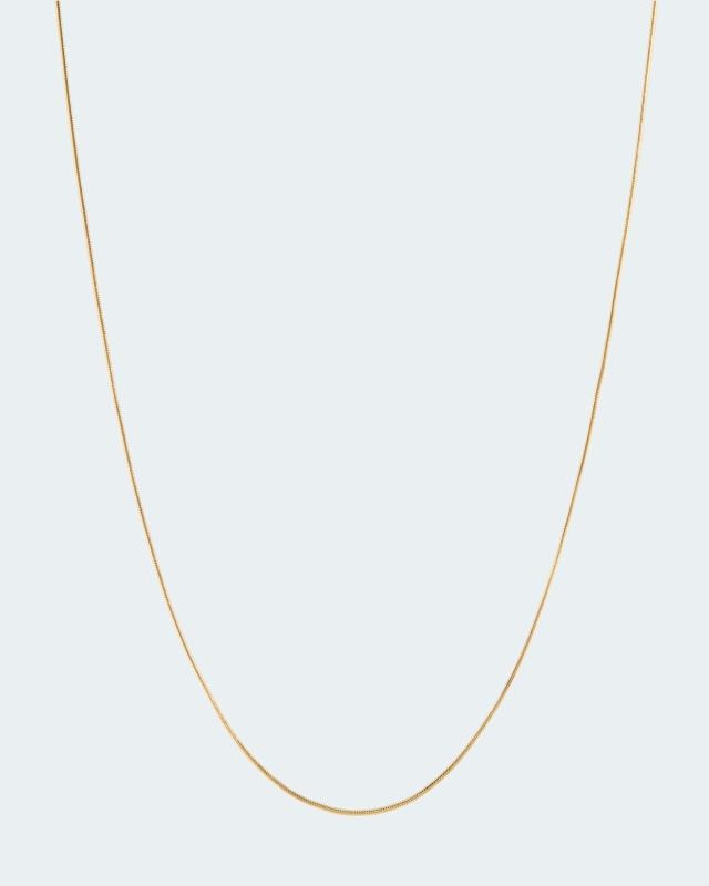 Schlangenkette aus Gold 0,88 mm Ø
