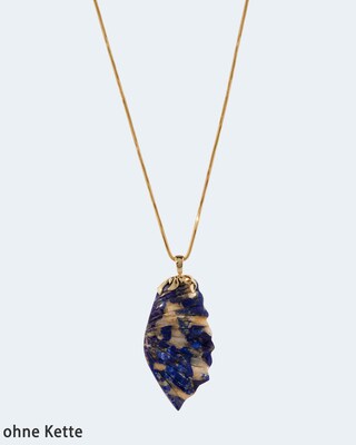 Clipanhänger mit Lapis/Perlmutt