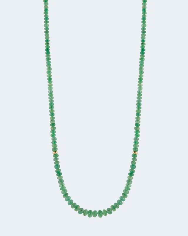 Collier mit Sambia Smaragd