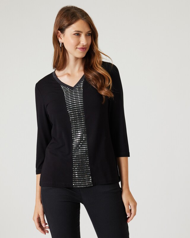 Shirt mit Pailletten