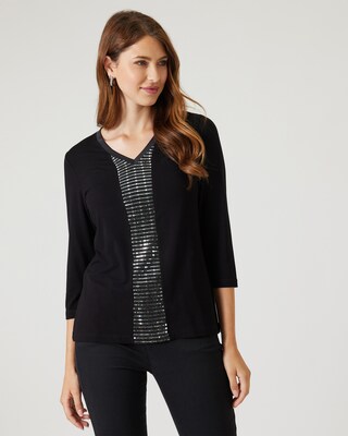 Shirt mit Pailletten