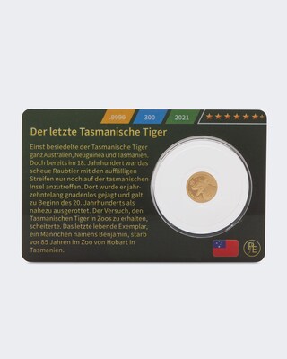 Double Piedfort 85 Jahre Tasmanischer Tiger