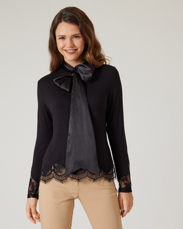 Shirt mit Spitze