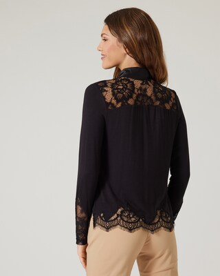 Shirt mit Spitze