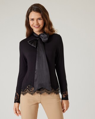 Shirt mit Spitze