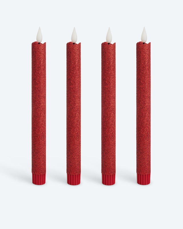Produktabbildung für LED-Stabkerzen, 4er Set